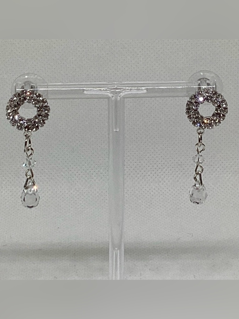 Rhinestone Dangling Earrings